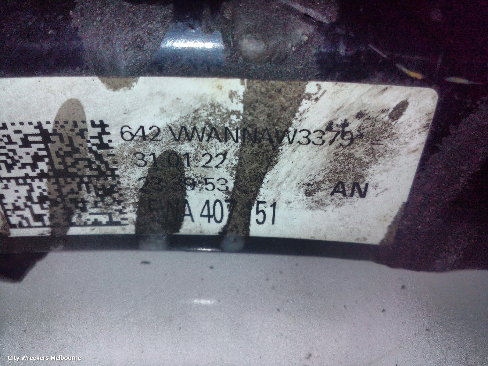 VOLKSWAGEN GOLF LEFT FRONT LOWER CONTROL ARM, GEN 8, 2WD, 09/2020 ONWARDS