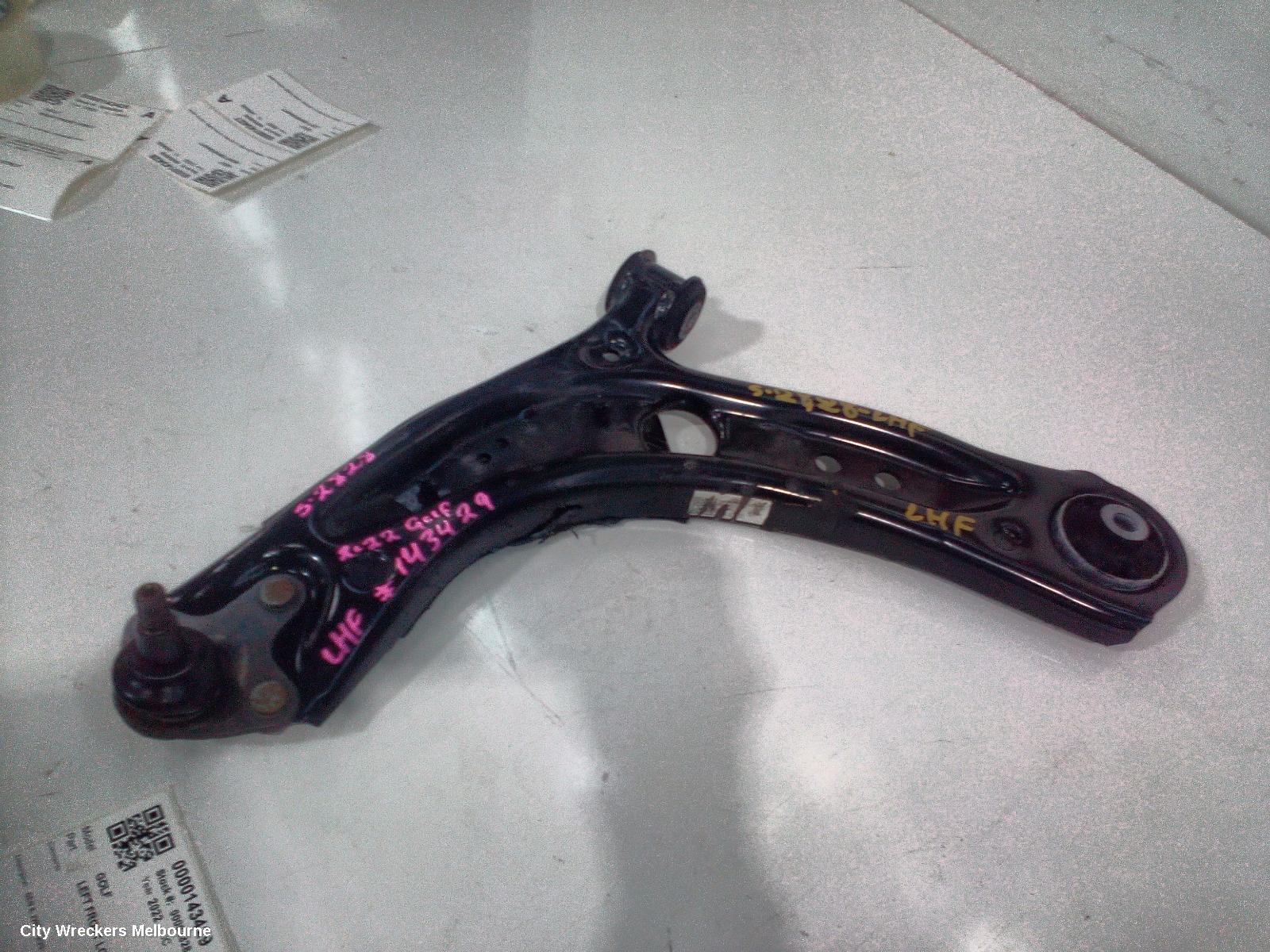 VOLKSWAGEN GOLF LEFT FRONT LOWER CONTROL ARM, GEN 8, 2WD, 09/2020 ONWARDS