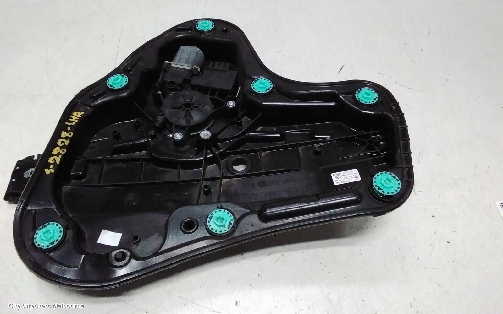 VOLKSWAGEN GOLF LEFT REAR WND REG/MOTOR, GEN 8, DOOR REG ASSY (REG AND MOTOR), 09/2020 ONWARDS