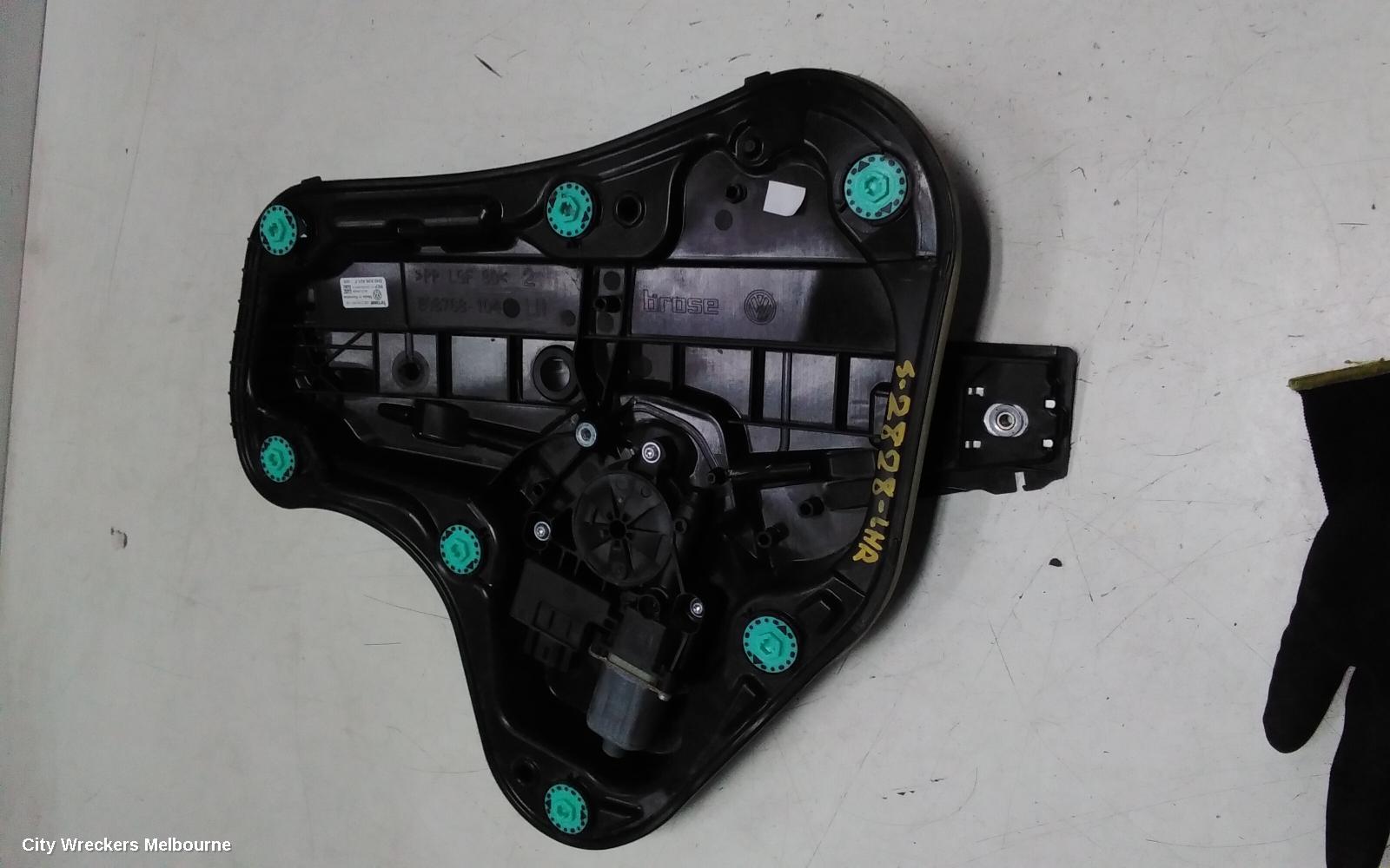 VOLKSWAGEN GOLF LEFT REAR WND REG/MOTOR, GEN 8, DOOR REG ASSY (REG AND MOTOR), 09/2020 ONWARDS