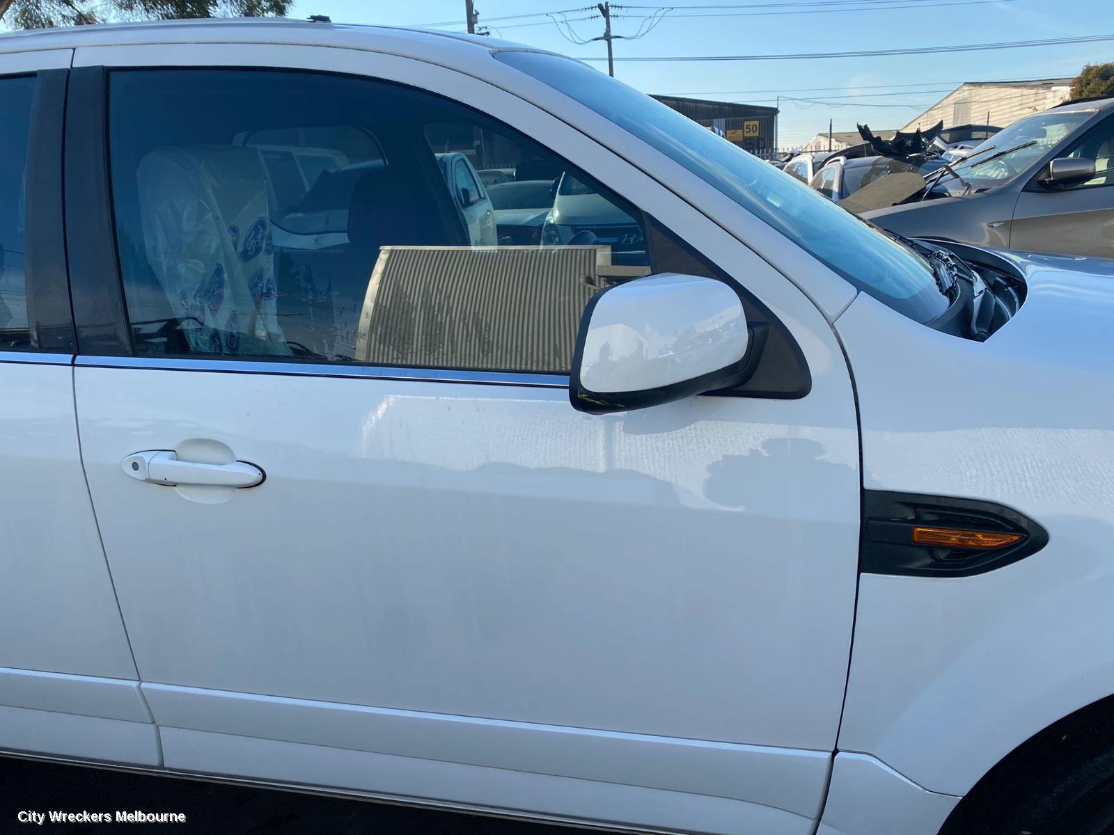 FORD TERRITORY LEFT FRONT DOOR WINDOW, SX-SZ, 05/2004 - 12/2016