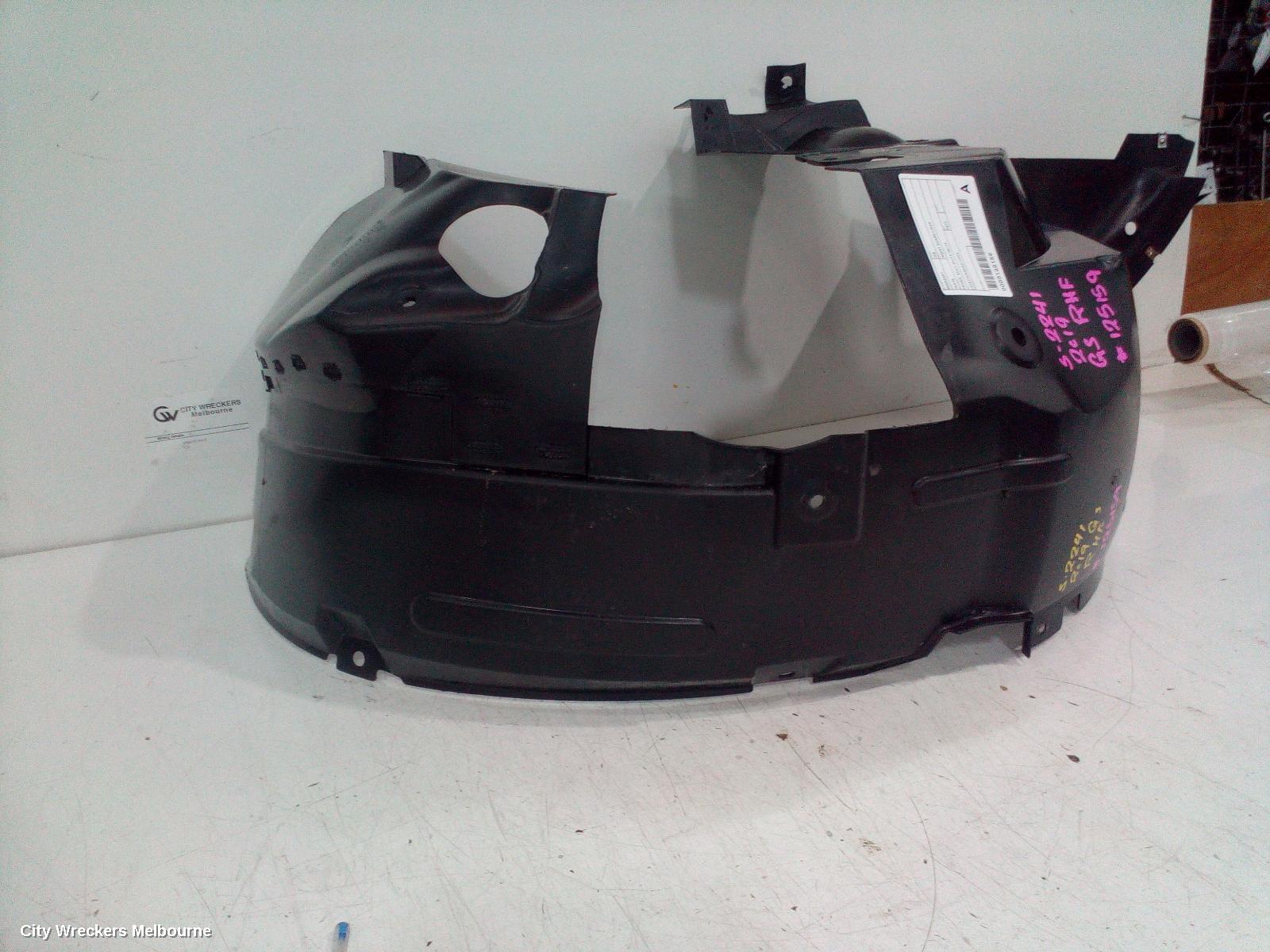 MG GS RIGHT GUARD LINER, FRONT, SAS2, 09/2016 - 08/2019