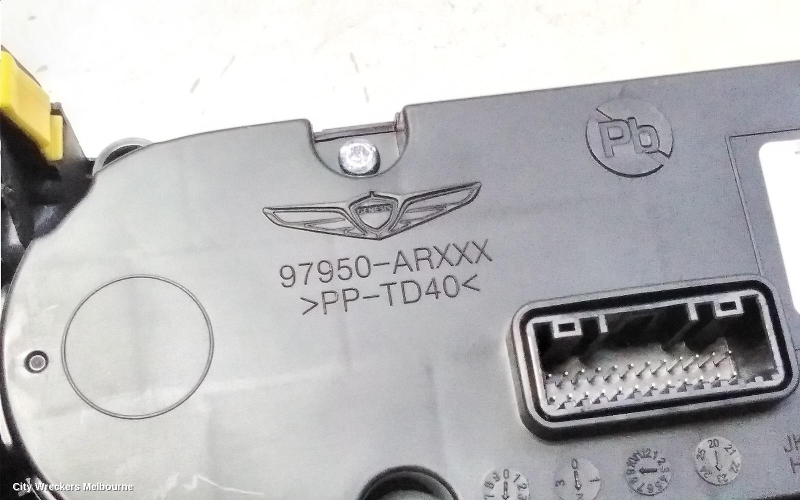 GENESIS GV70 HEATER/AC CONTROLS, JK, 03/2021 ONWARDS