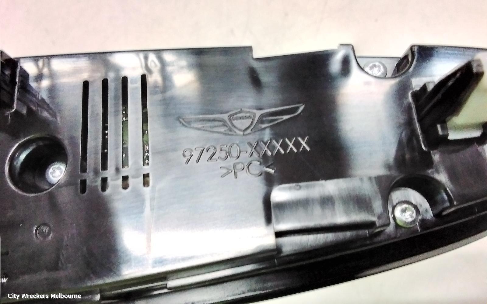 GENESIS GV70 HEATER/AC CONTROLS, JK, 03/2021 ONWARDS
