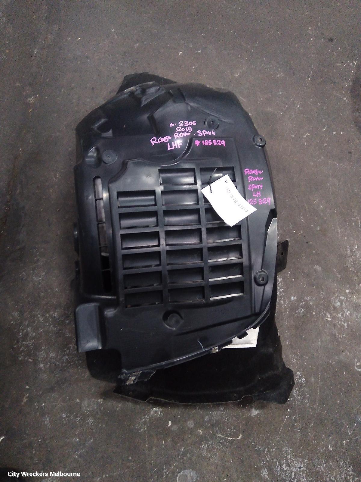 LAND ROVER RANGEROVER SPORT LEFT GUARD LINER, L494, 06/2013 - 04/2022