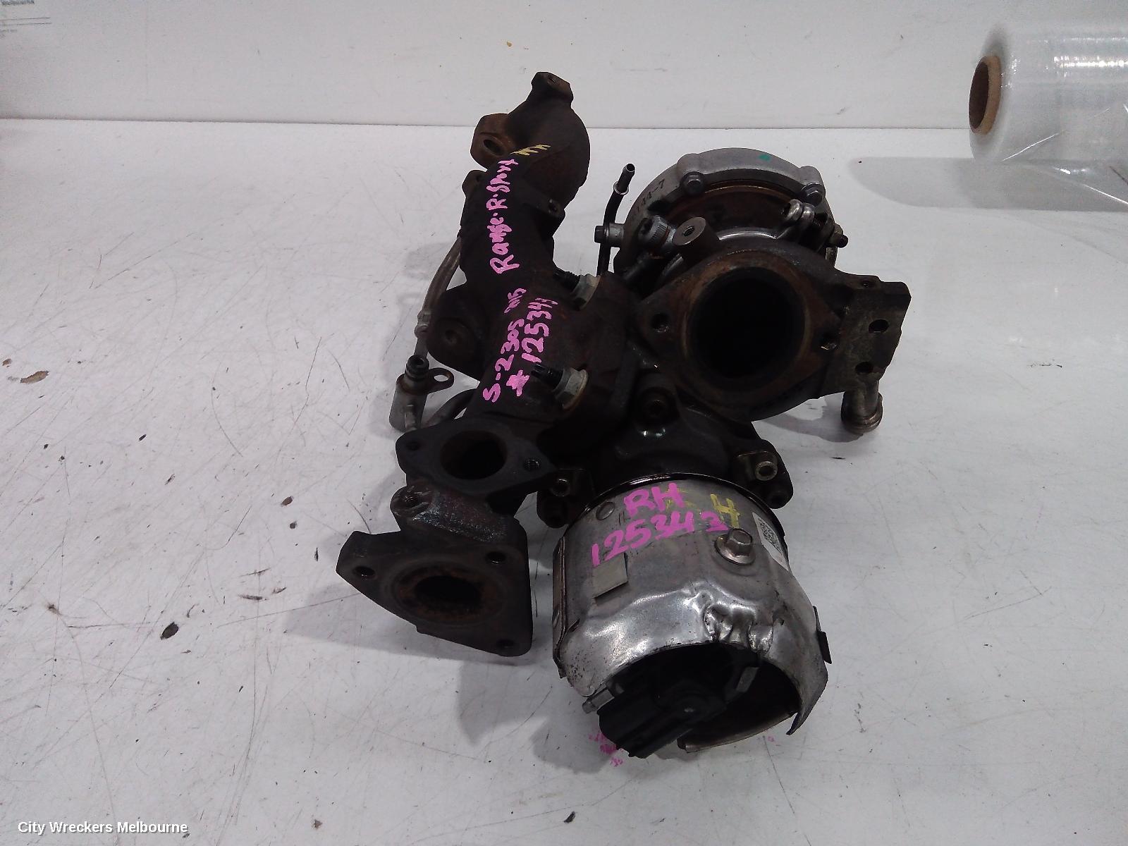 LAND ROVER RANGEROVER SPORT TURBO SUPERCHARGER, DIESEL, 3.0, TWIN TURBO (RH SIDE), L494, 06/2013 - 04/2022
