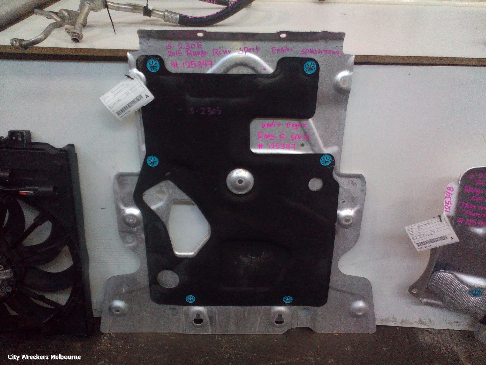 LAND ROVER RANGEROVER SPORT LOWER ENGINE SPLASH TRAY