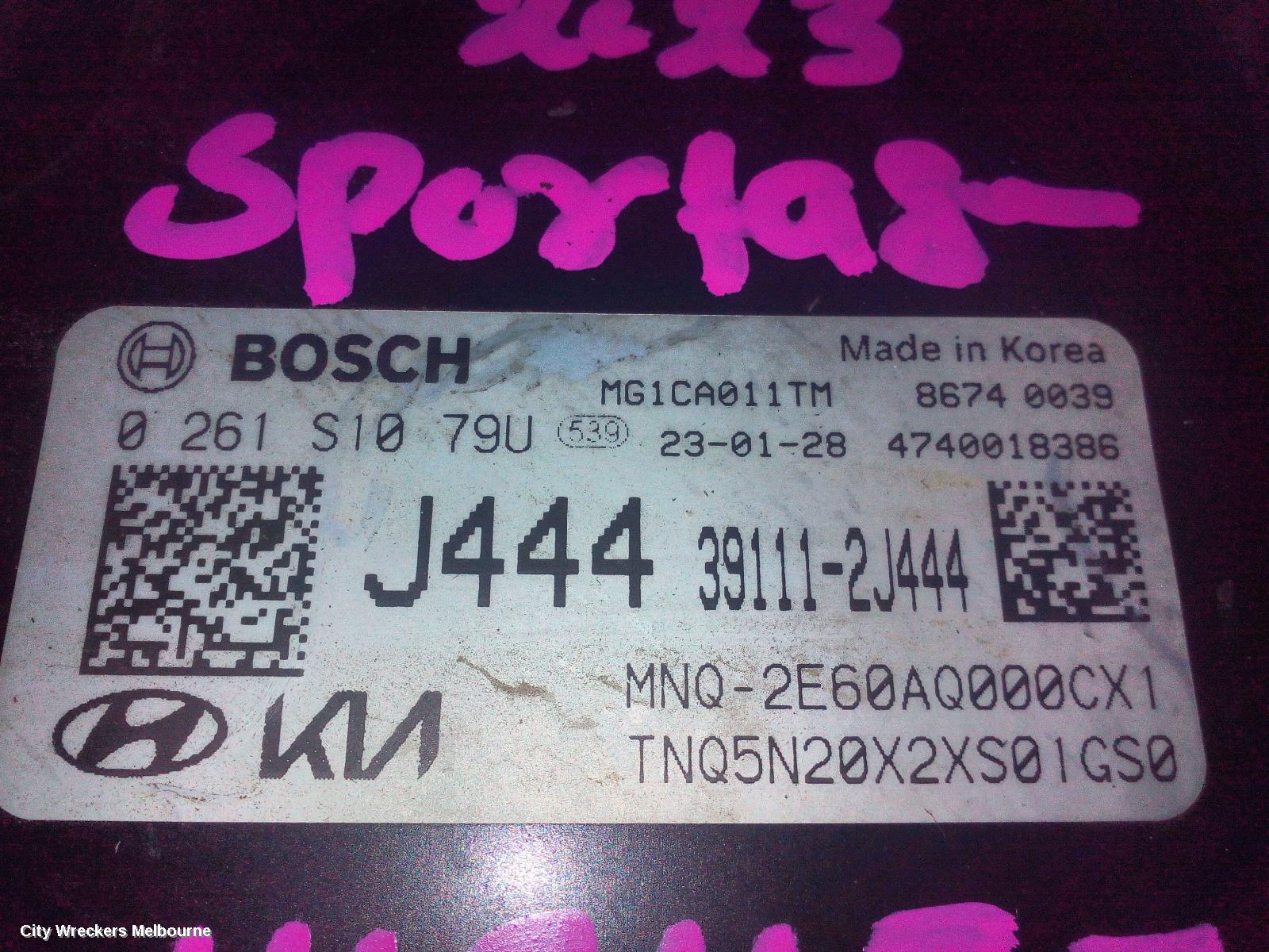 KIA SPORTAGE ECU, ENGINE ECU, 2.0, PETROL, G4NL, ECU ONLY, NQ5, 09/2021 ONWARDS