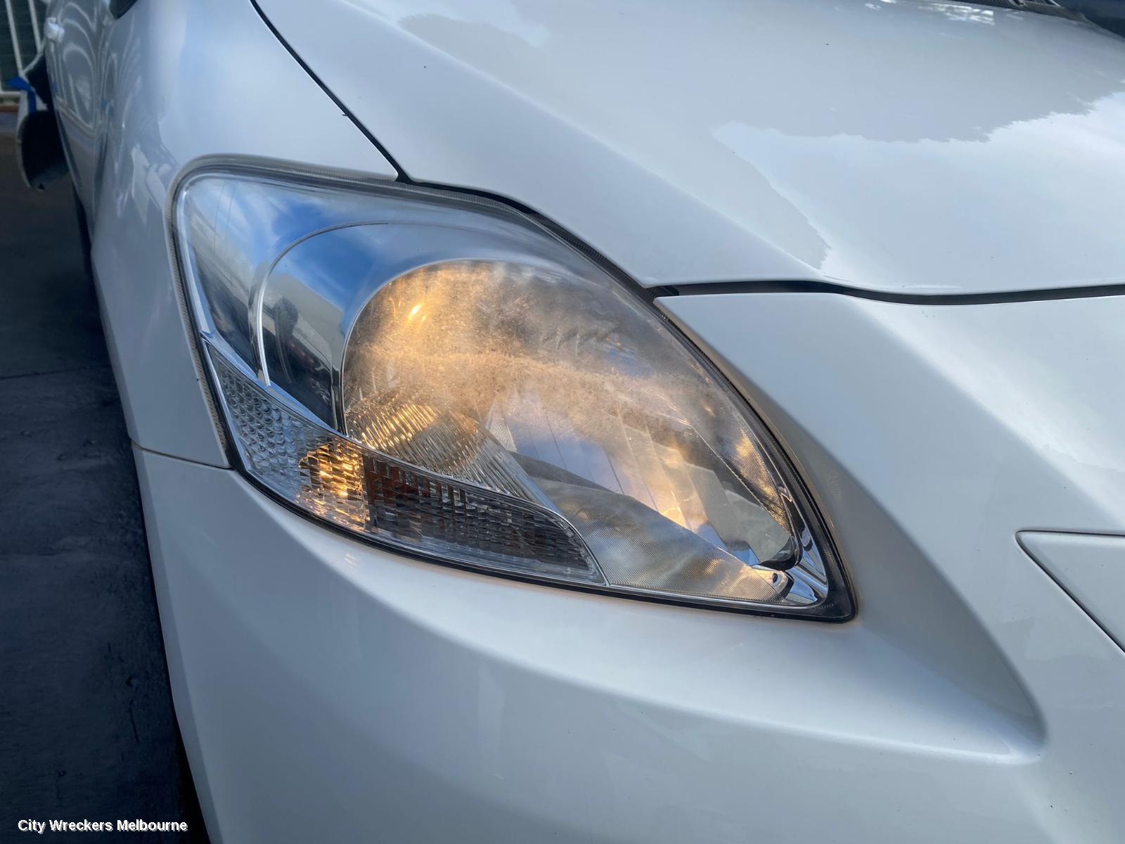 TOYOTA YARIS SUNVISOR, NCP9#, RH SIDE, W/ MIRROR TYPE, 10/2005 - 06/2016