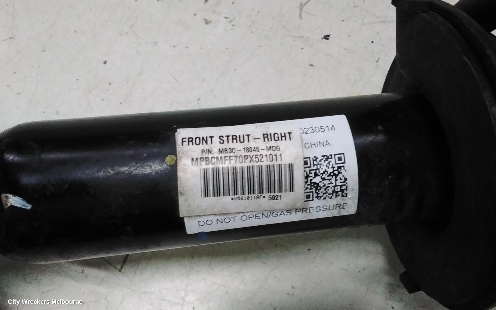 FORD RANGER RIGHT FRONT STRUT, RA, 05/2022 ONWARDS