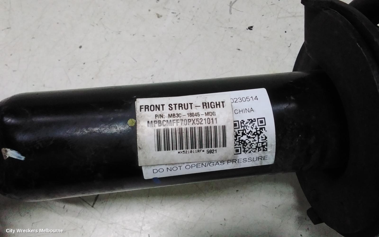 FORD RANGER RIGHT FRONT STRUT, RA, 05/2022 ONWARDS
