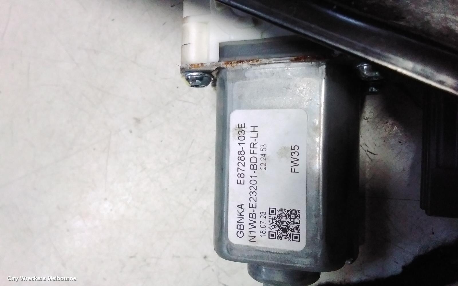FORD RANGER LEFT FRONT WINDOW REG/MOTOR, REG ASSY (REG AND MOTOR), RA, 05/2022 ONWARDS