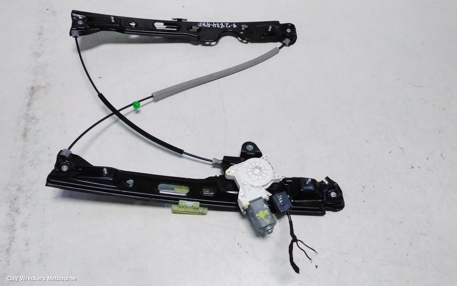 FORD RANGER RIGHT FRONT WINDOW REG/MOTOR, REG ASSY (REG AND MOTOR), RA, 05/2022 ONWARDS