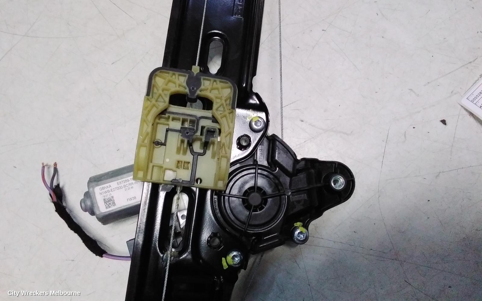 FORD RANGER RIGHT REAR WND REG/MOTOR, RA, DOOR REG ASSY (REG AND MOTOR), 05/2022 ONWARDS