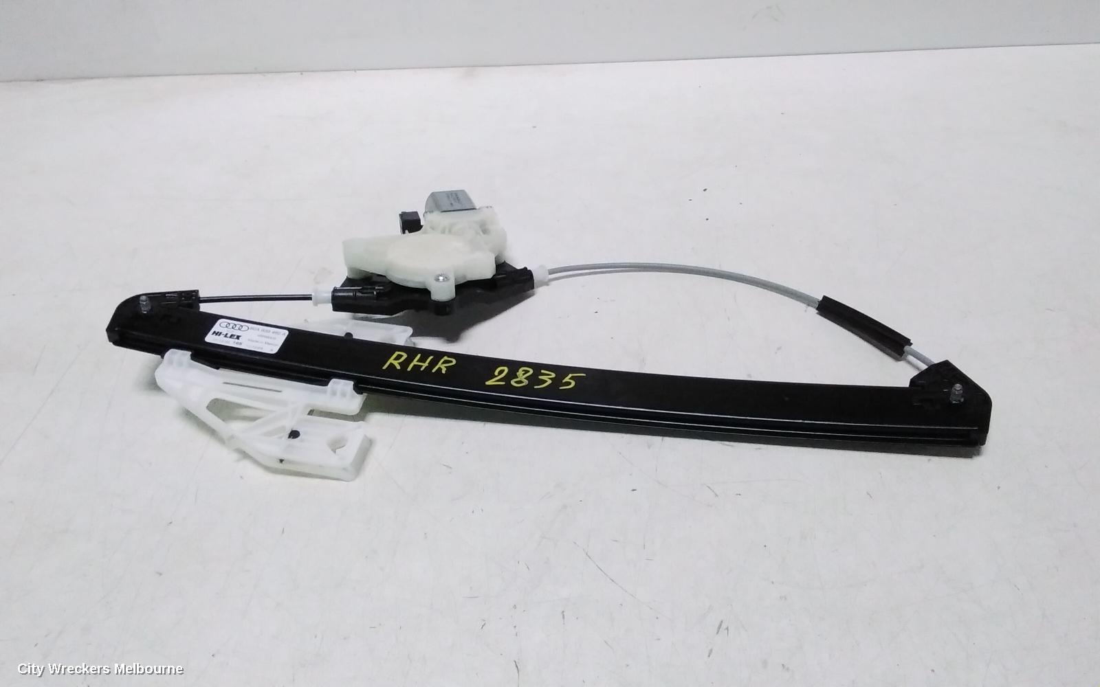 AUDI Q5 RIGHT REAR WND REG/MOTOR, FY, DOOR REG ASSY (REG AND MOTOR), 02/2017 - 02/2025