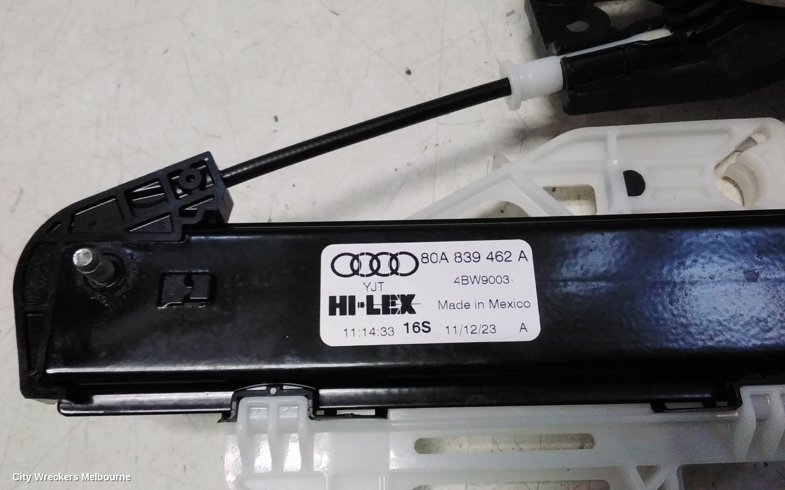 AUDI Q5 RIGHT REAR WND REG/MOTOR, FY, DOOR REG ASSY (REG AND MOTOR), 02/2017 - 02/2025