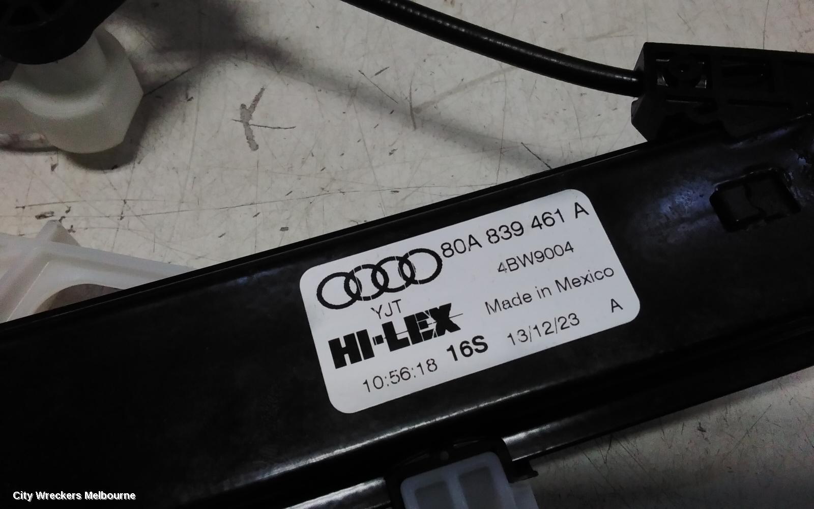 AUDI Q5 LEFT REAR WND REG/MOTOR, FY, DOOR REG ASSY (REG AND MOTOR), 02/2017 - 02/2025