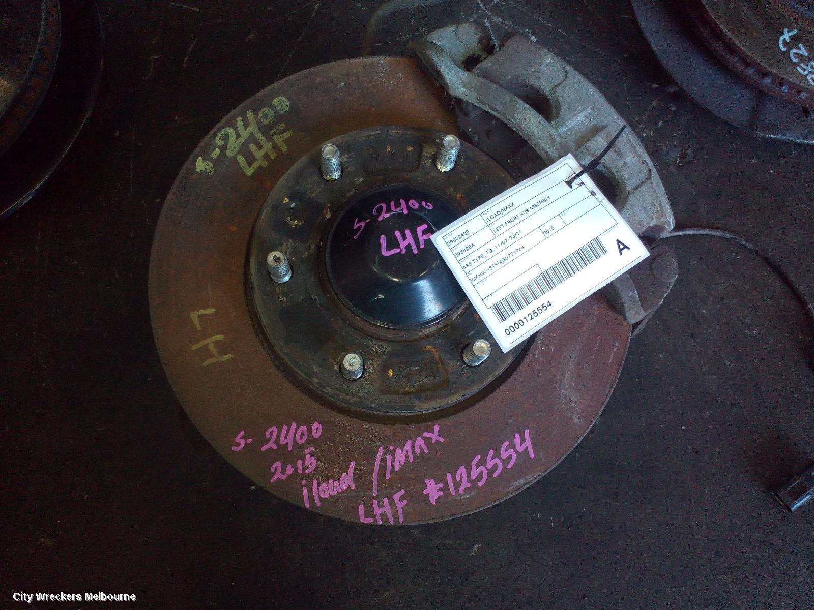 HYUNDAI ILOAD/IMAX LEFT FRONT HUB ASSEMBLY, ABS TYPE, TQ, 11/2007 - 03/2021