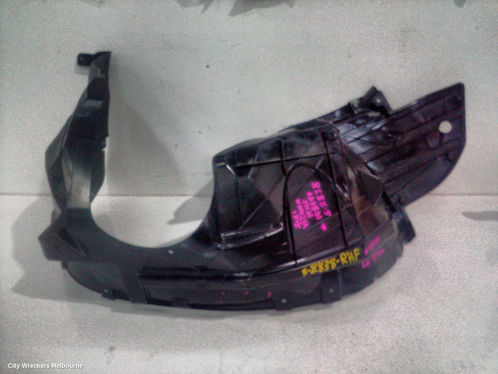 SUZUKI VITARA RIGHT GUARD LINER, VITARA, LY (VIN TSM), FRONT, 06/2015 ONWARDS