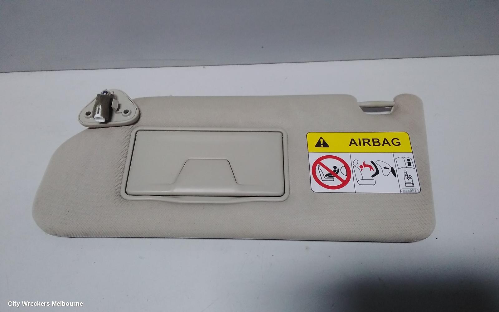 MITSUBISHI OUTLANDER SUNVISOR, ZK, LH SIDE, 04/2015 ONWARDS
