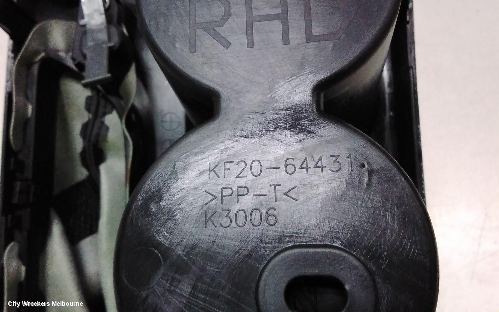 MAZDA CX5 CONSOLE, MANUAL HANDBRAKE TYPE, KE, 02/2012 - 12/2016