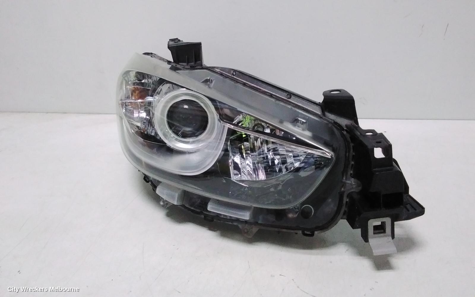 MAZDA CX5 RIGHT HEADLAMP, KE, MAXX/MAXX SPORT, HALOGEN, MANUAL ADJ, 02/2012 - 12/2016