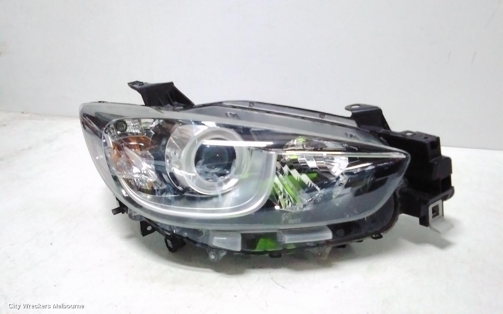 MAZDA CX5 RIGHT HEADLAMP, KE, MAXX/MAXX SPORT, HALOGEN, MANUAL ADJ, 02/2012 - 12/2016
