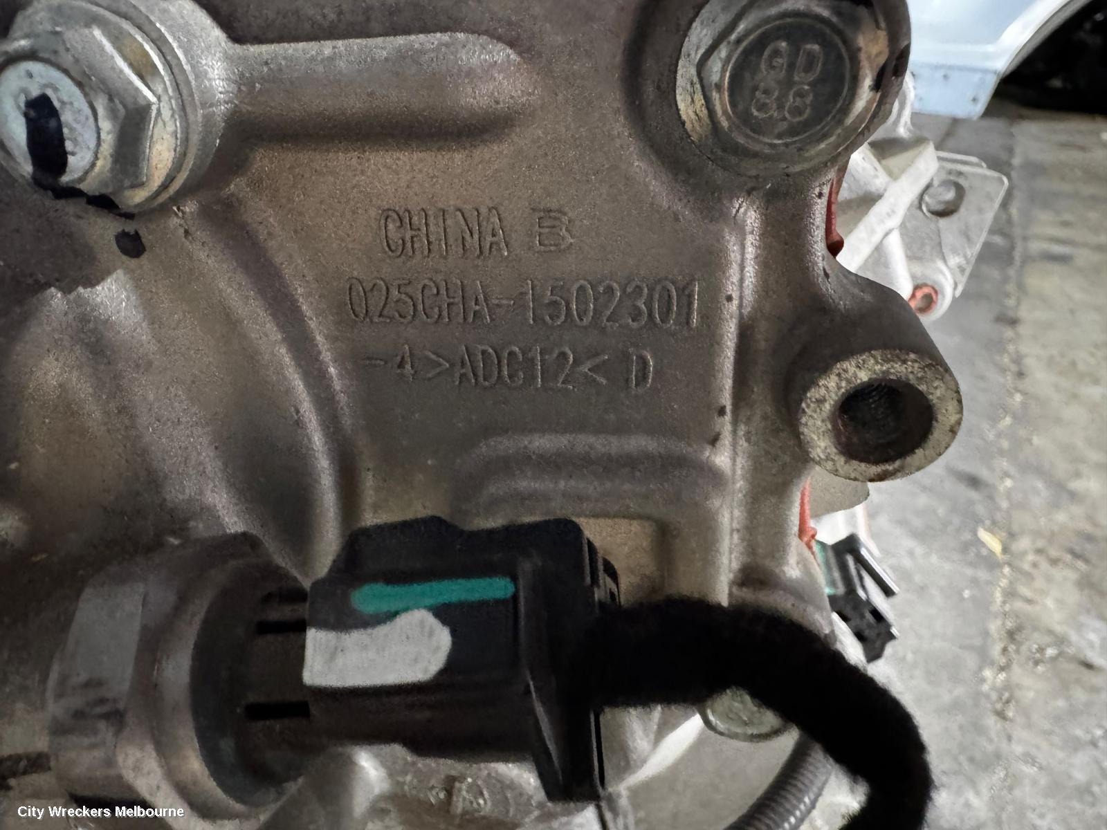 CHERY OMODA 5 TRANS/GEARBOX, T34/T19C, AUTO, FWD, PETROL, 1.5, 9 SPEED, 12/2022 - 02/2025