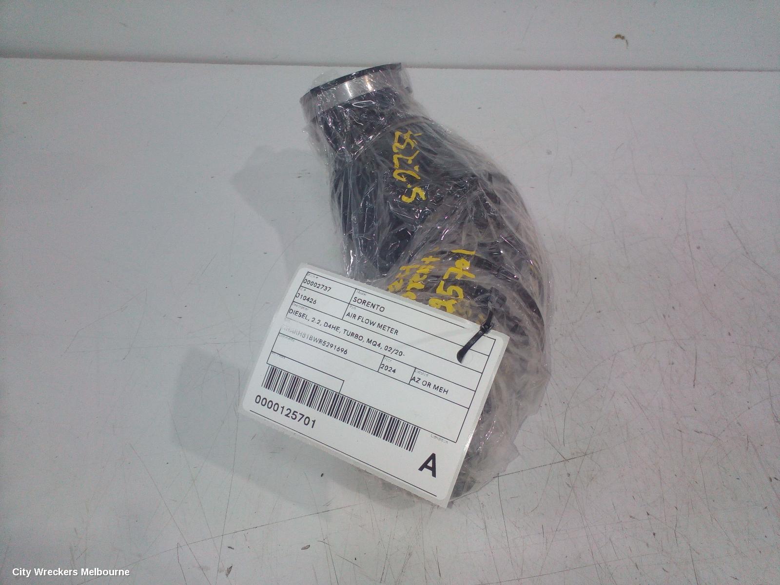 KIA SORENTO AIR FLOW METER, DIESEL, 2.2, D4HE, TURBO, MQ4, 02/2020 ONWARDS
