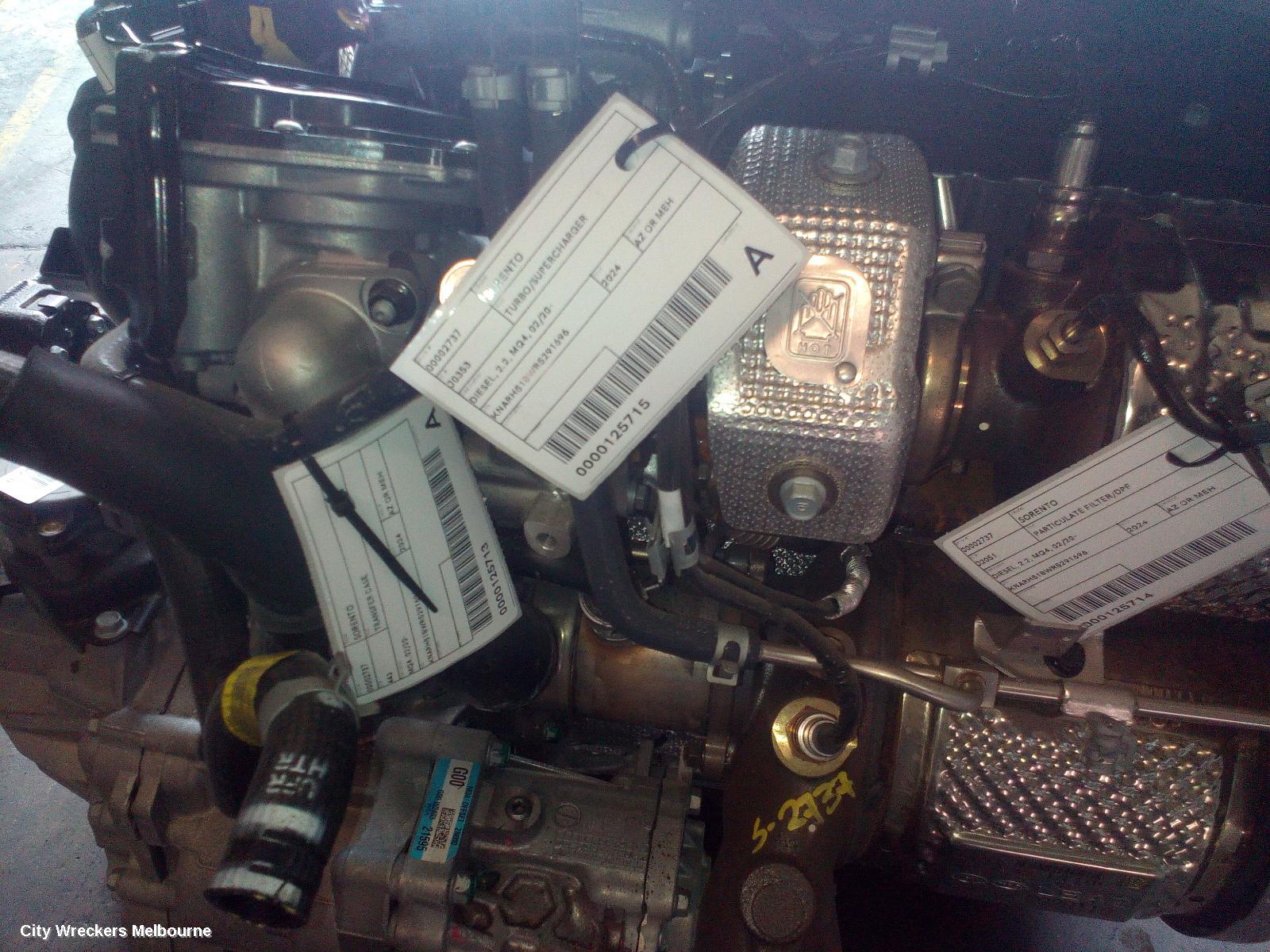KIA SORENTO TURBO SUPERCHARGER, DIESEL, 2.2, MQ4, 02/2020 ONWARDS