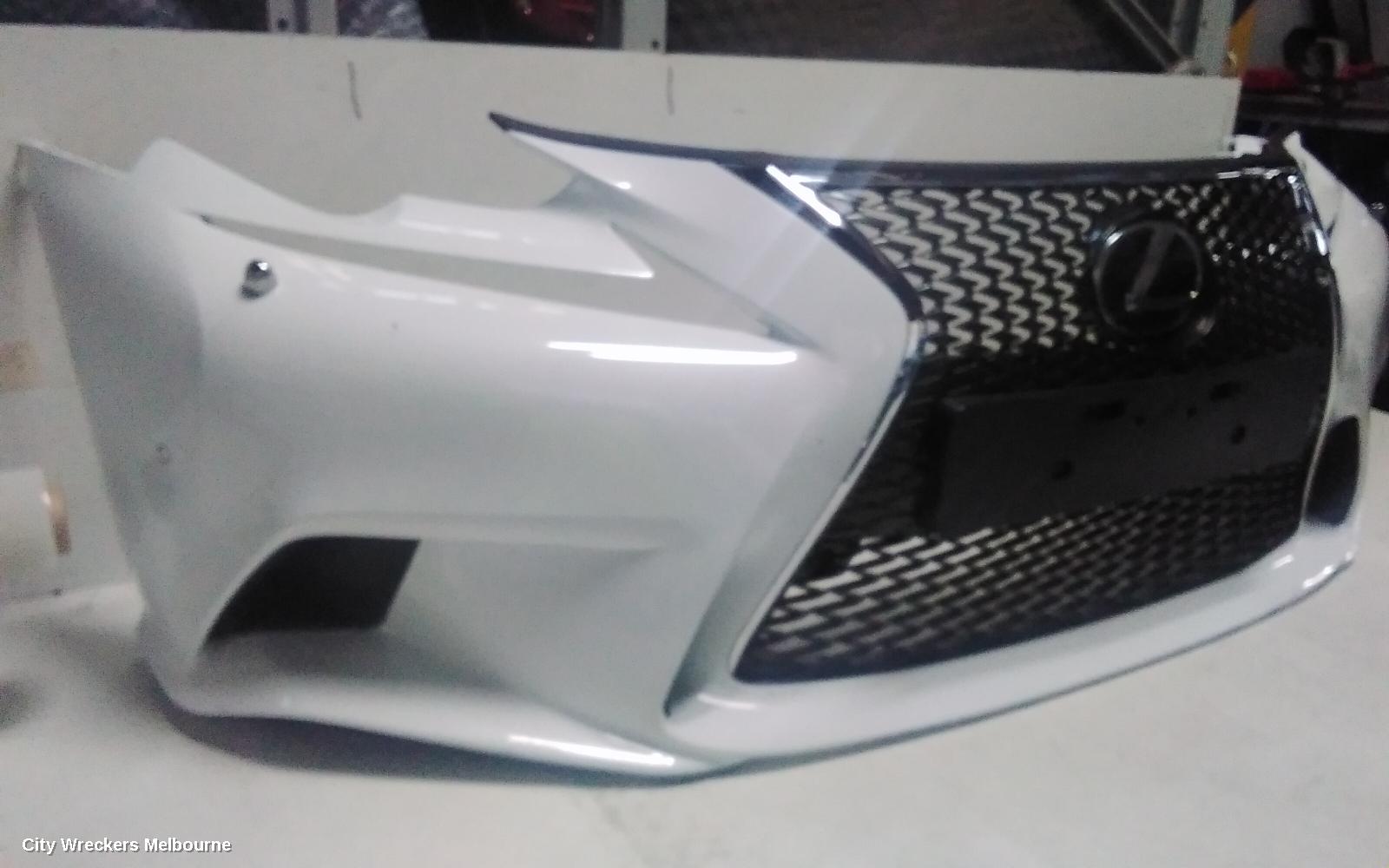 LEXUS IS SERIES FRONT BUMPER, XE30, BUMPER BAR, F SPORT, W/ BLIND SPOT TYPE, 04/2013 - 09/2016