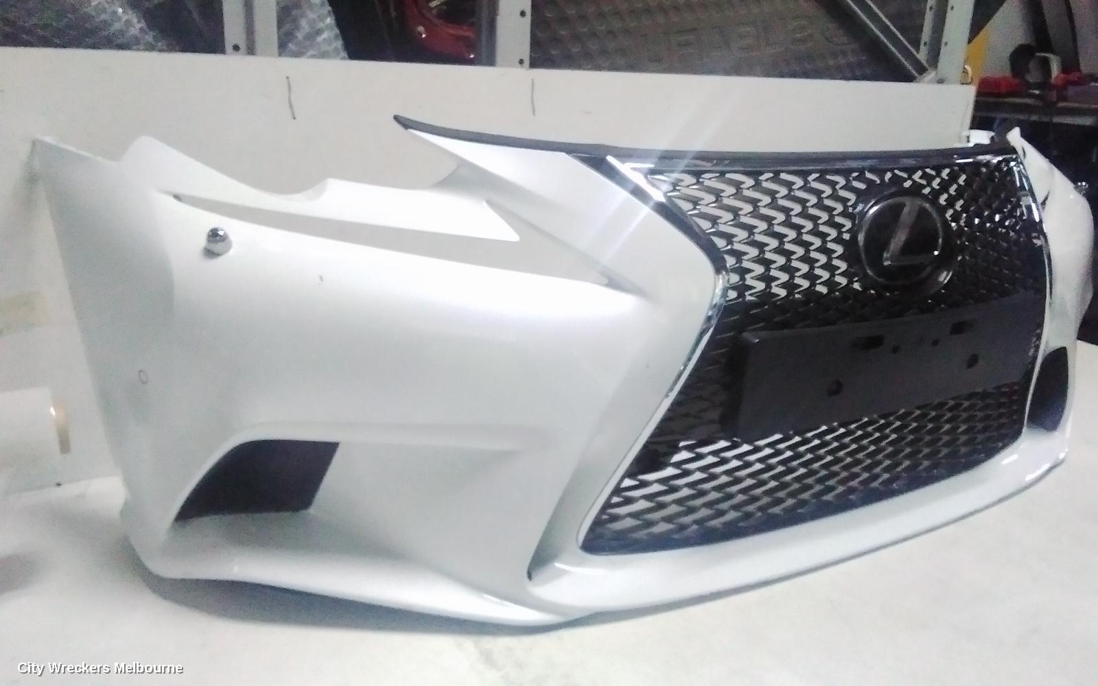 LEXUS IS SERIES FRONT BUMPER, XE30, BUMPER BAR, F SPORT, W/ BLIND SPOT TYPE, 04/2013 - 09/2016