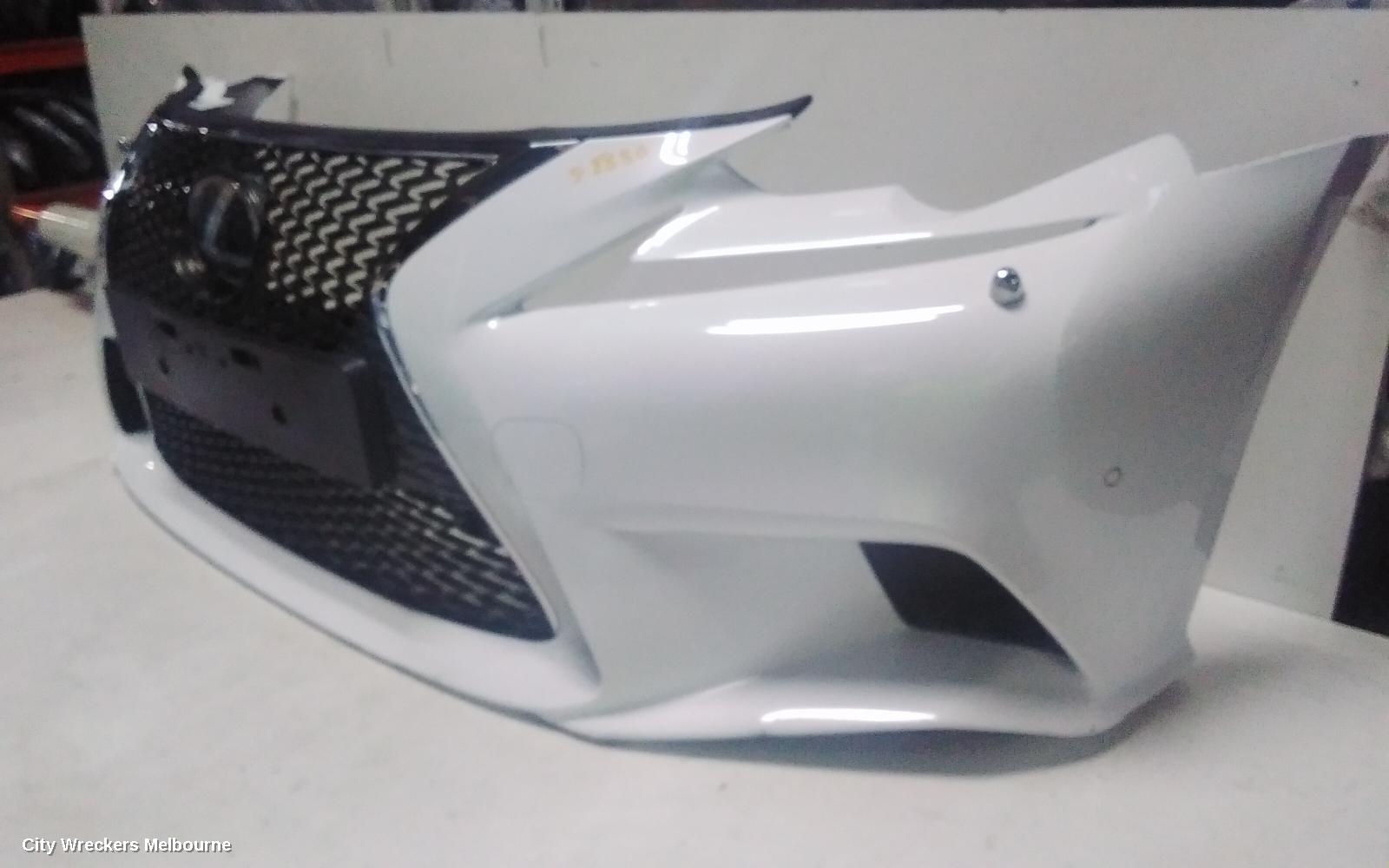 LEXUS IS SERIES FRONT BUMPER, XE30, BUMPER BAR, F SPORT, W/ BLIND SPOT TYPE, 04/2013 - 09/2016