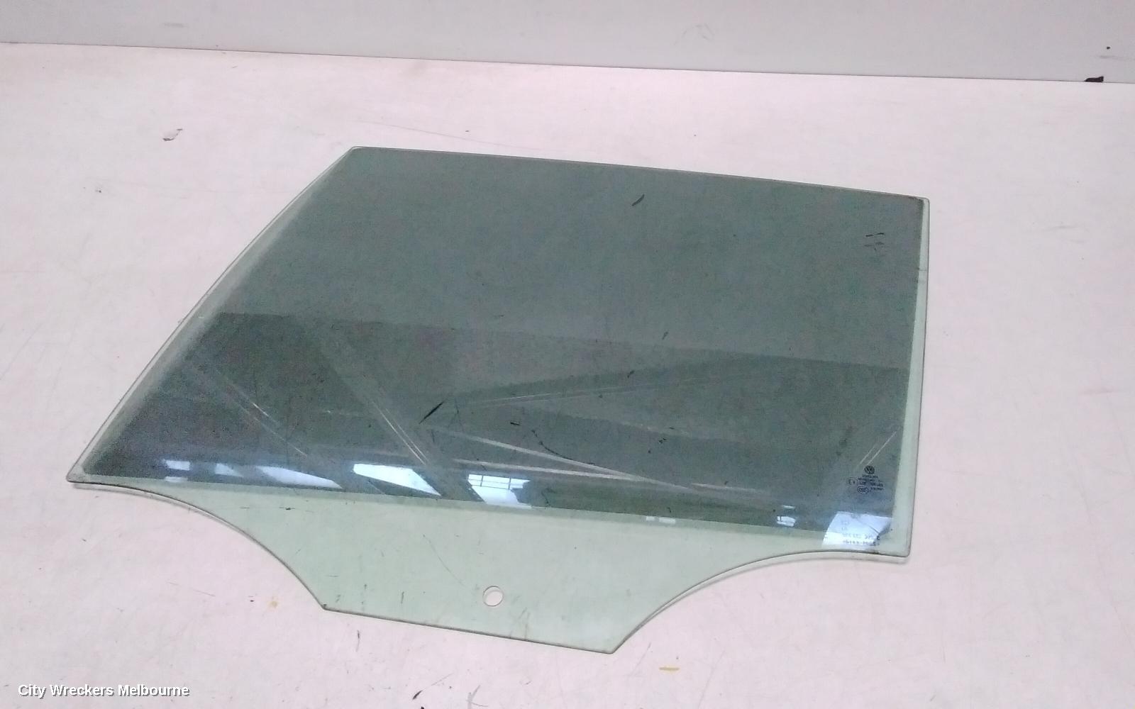 VOLKSWAGEN GOLF LEFT REAR DOOR WINDOW, GEN 6, 5DR HATCH, 10/2008 - 03/2013