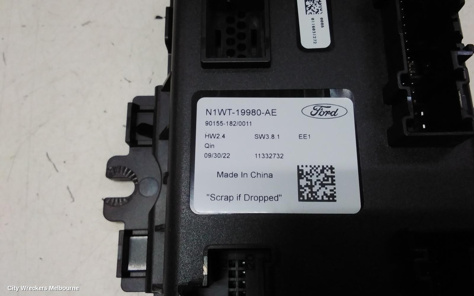 FORD RANGER ECU, RA, GATEWAY CONTROL MODULE, 05/2022 ONWARDS