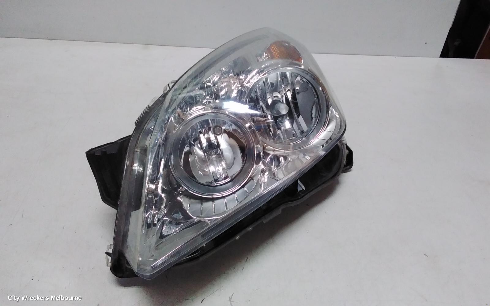 HOLDEN ASTRA LEFT HEADLAMP, AH, CHROME INSERT TYPE, 10/2006 - 08/2009