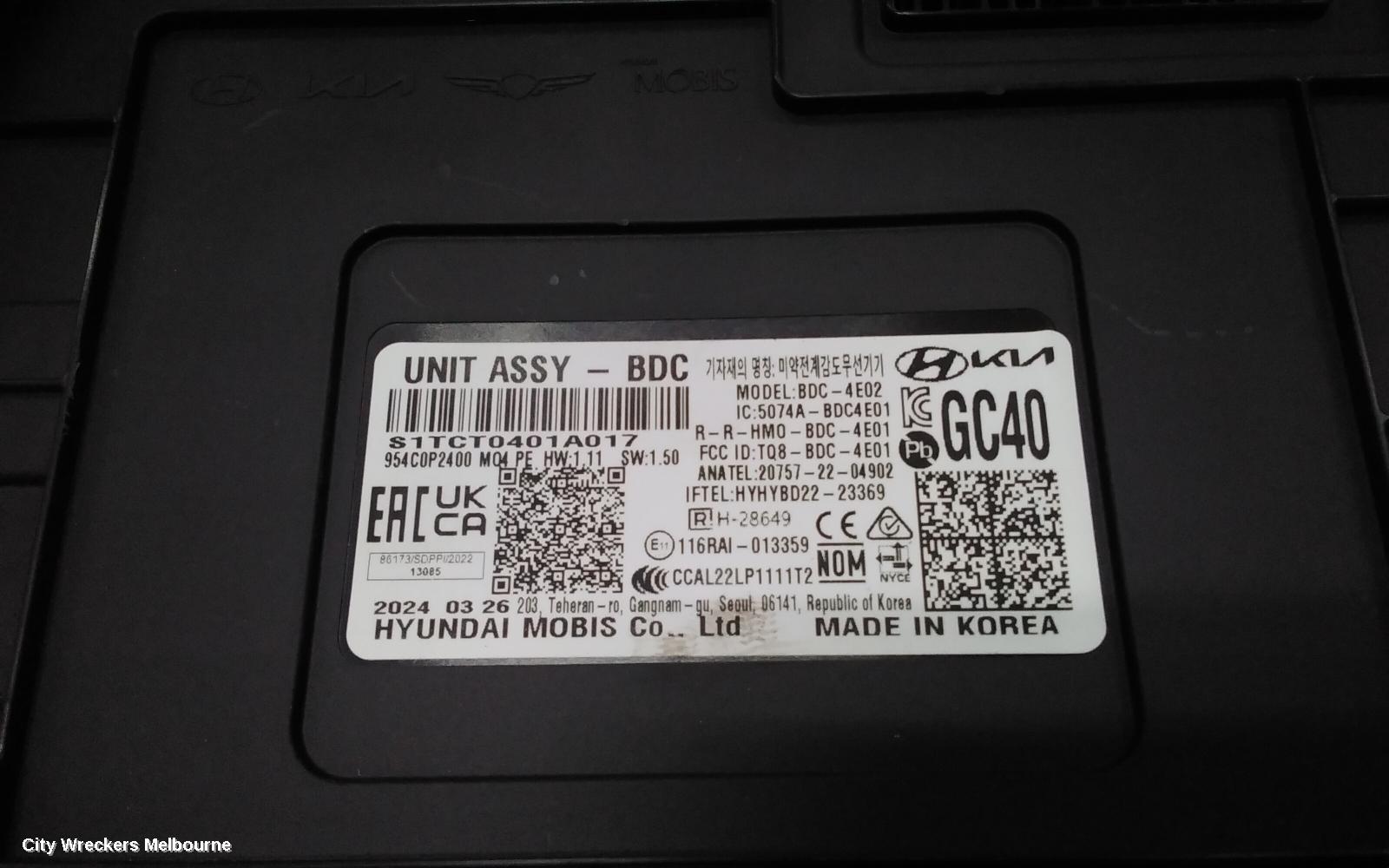 KIA SORENTO ECU, MQ4, 02/2020 ONWARDS