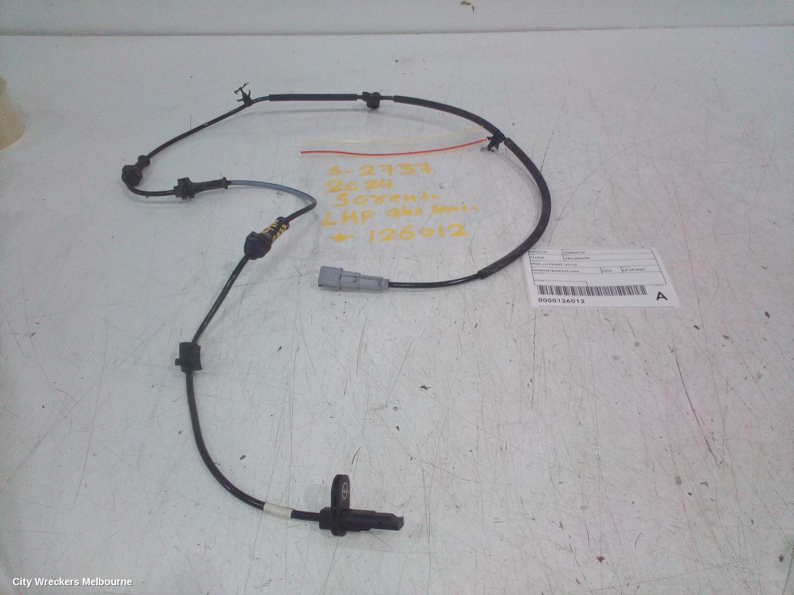 KIA SORENTO ABS SENSOR, MQ4, LH FRONT, 02/2020 ONWARDS