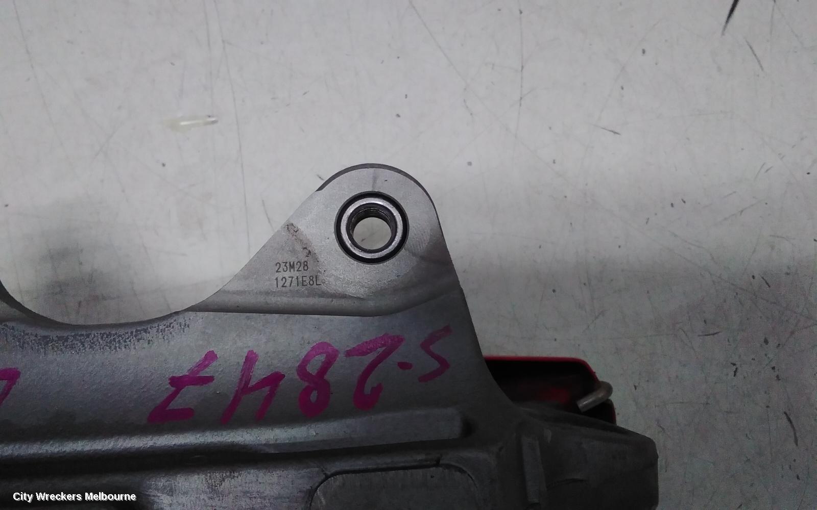 TESLA MODEL Y CALIPER, 1ST GEN, LH FRONT, PERFORMANCE TYPE, RED, 03/2022 ONWARDS