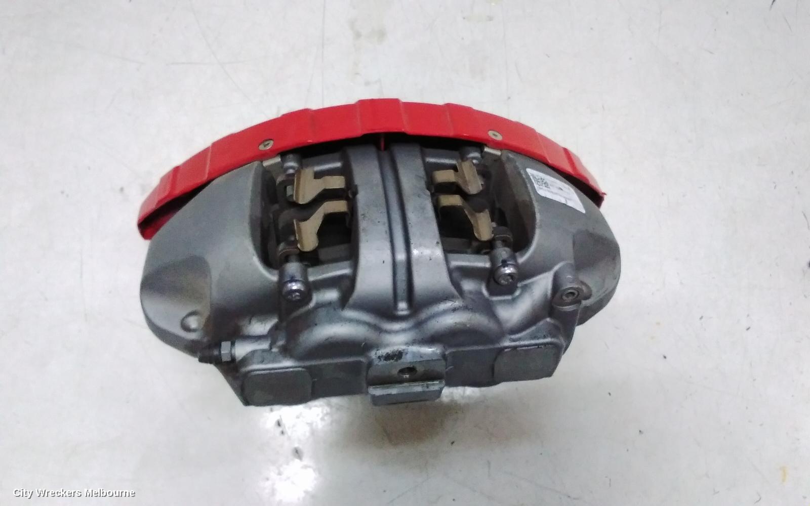 TESLA MODEL Y CALIPER, 1ST GEN, RH FRONT, PERFORMANCE TYPE, RED, 03/2022 ONWARDS