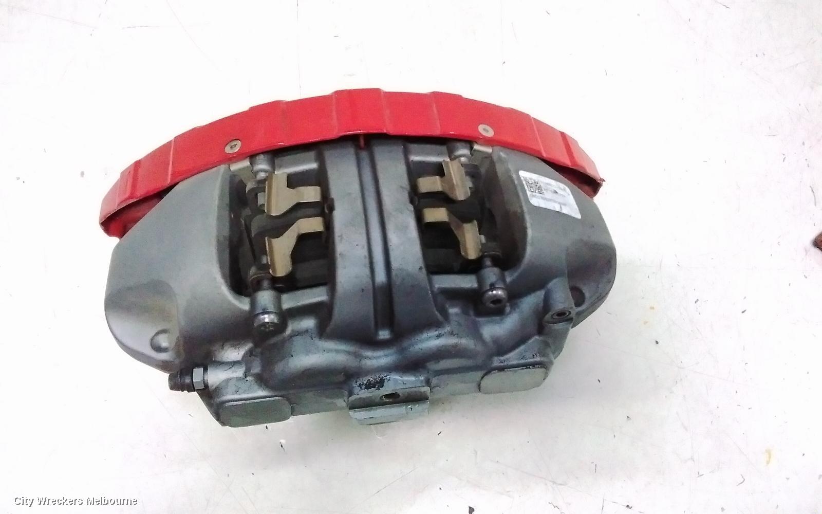 TESLA MODEL Y CALIPER, 1ST GEN, RH FRONT, PERFORMANCE TYPE, RED, 03/2022 ONWARDS