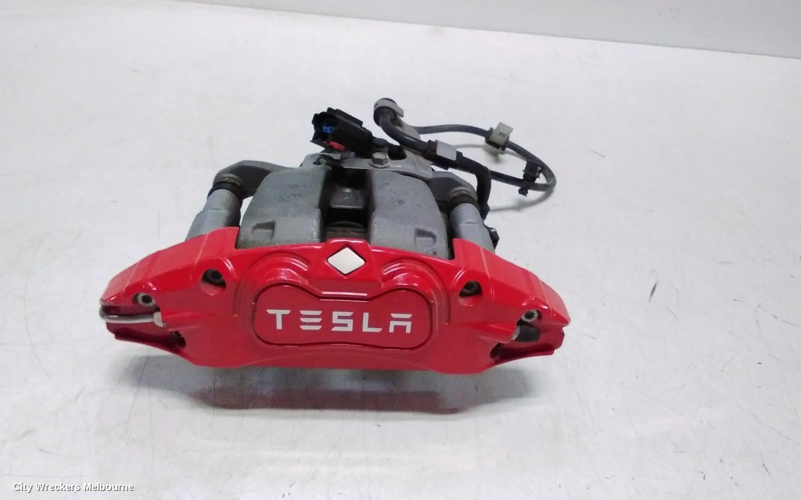 TESLA MODEL Y CALIPER, 1ST GEN, RH REAR, PERFORMANCE TYPE, RED, 03/2022 ONWARDS