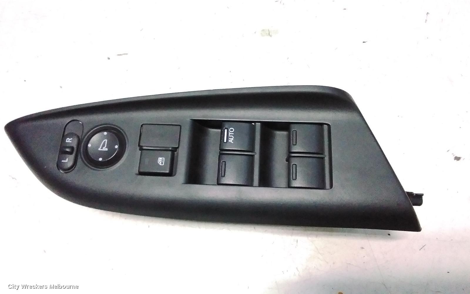 HONDA JAZZ PWR DR WIND SWITCH, RH FRONT (MASTER SWITCH), GF/GK, W/ CENTRAL LOCK BUTTON TYPE, 07/2014 - 12/2020