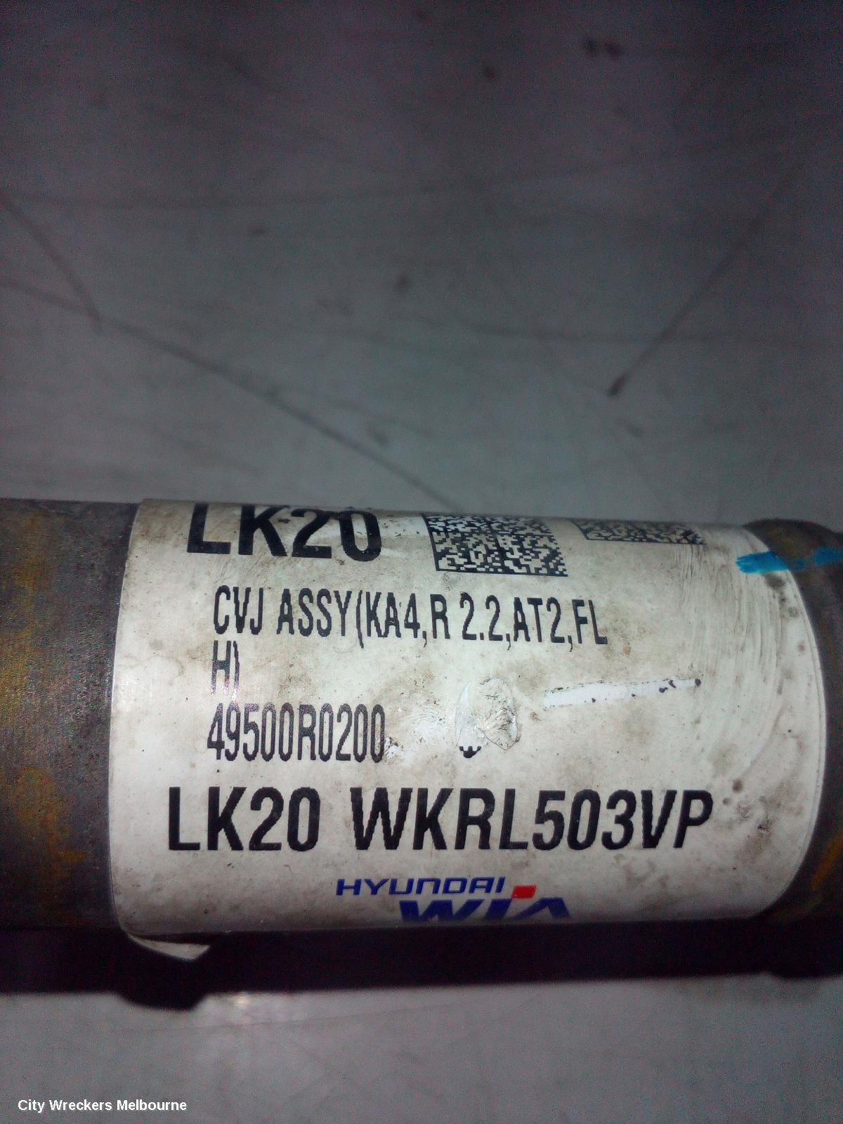 KIA CARNIVAL/GRAND CARNIVAL LEFT DRIVESHAFT, FRONT, DIESEL, 2.2, KA4, 10/2020 ONWARDS