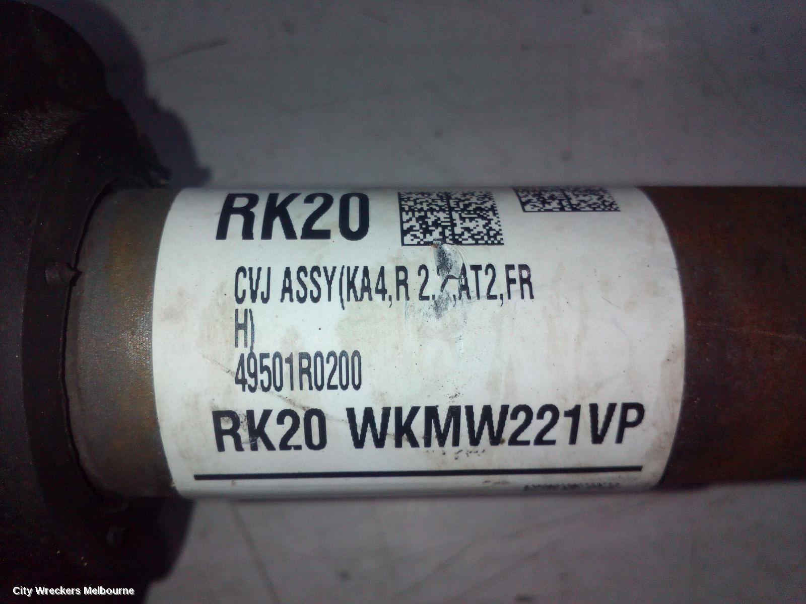 KIA CARNIVAL/GRAND CARNIVAL RIGHT DRIVESHAFT, FRONT DRIVESHAFT, DIESEL, 2.2, KA4, 10/2020 ONWARDS