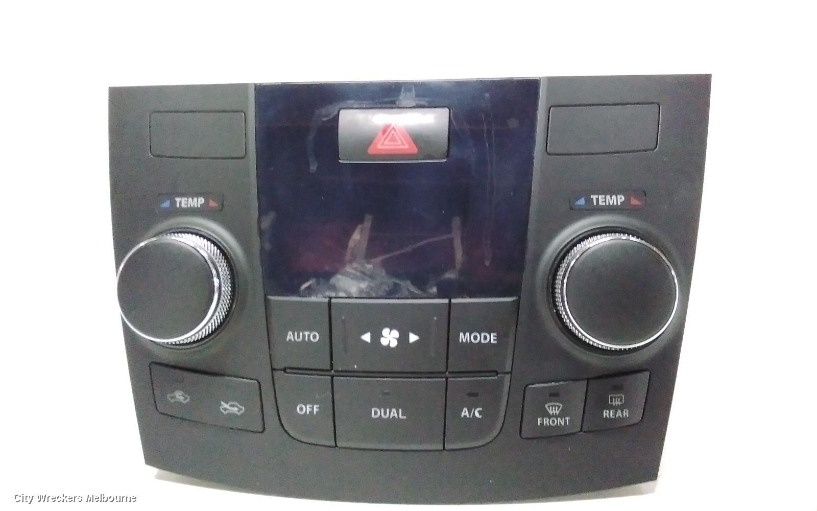 SUZUKI KIZASHI HEATER/AC CONTROLS, FR, CLIMATE CONTROL TYPE, 12/2009 - 01/2017
