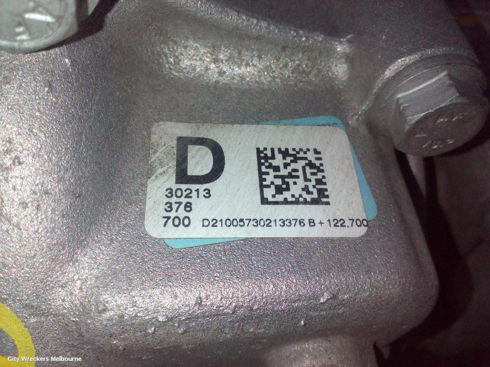 AUDI Q7 DIFFERENTIAL CENTRE, FRONT, 3.0, 4L, DIESEL, 09/2010 - 08/2015