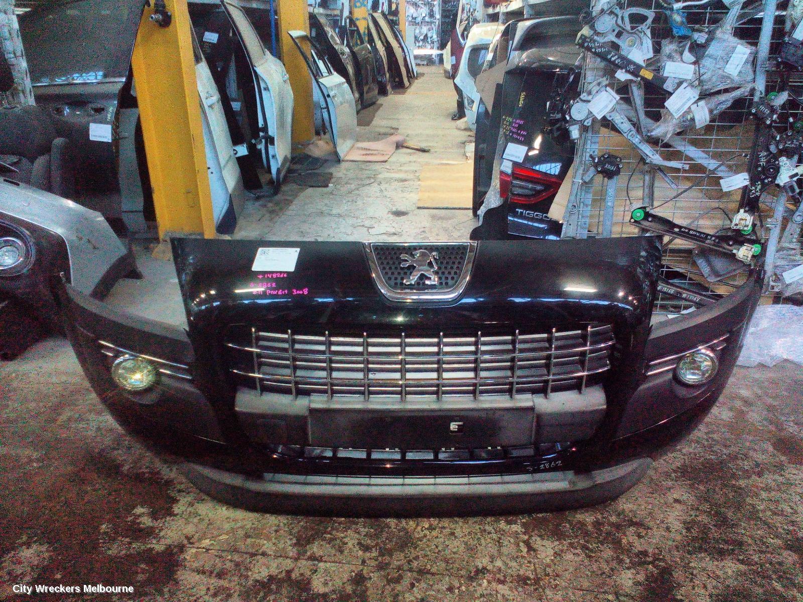 PEUGEOT 3008 FRONT BUMPER, T8, 05/2010 - 10/2016
