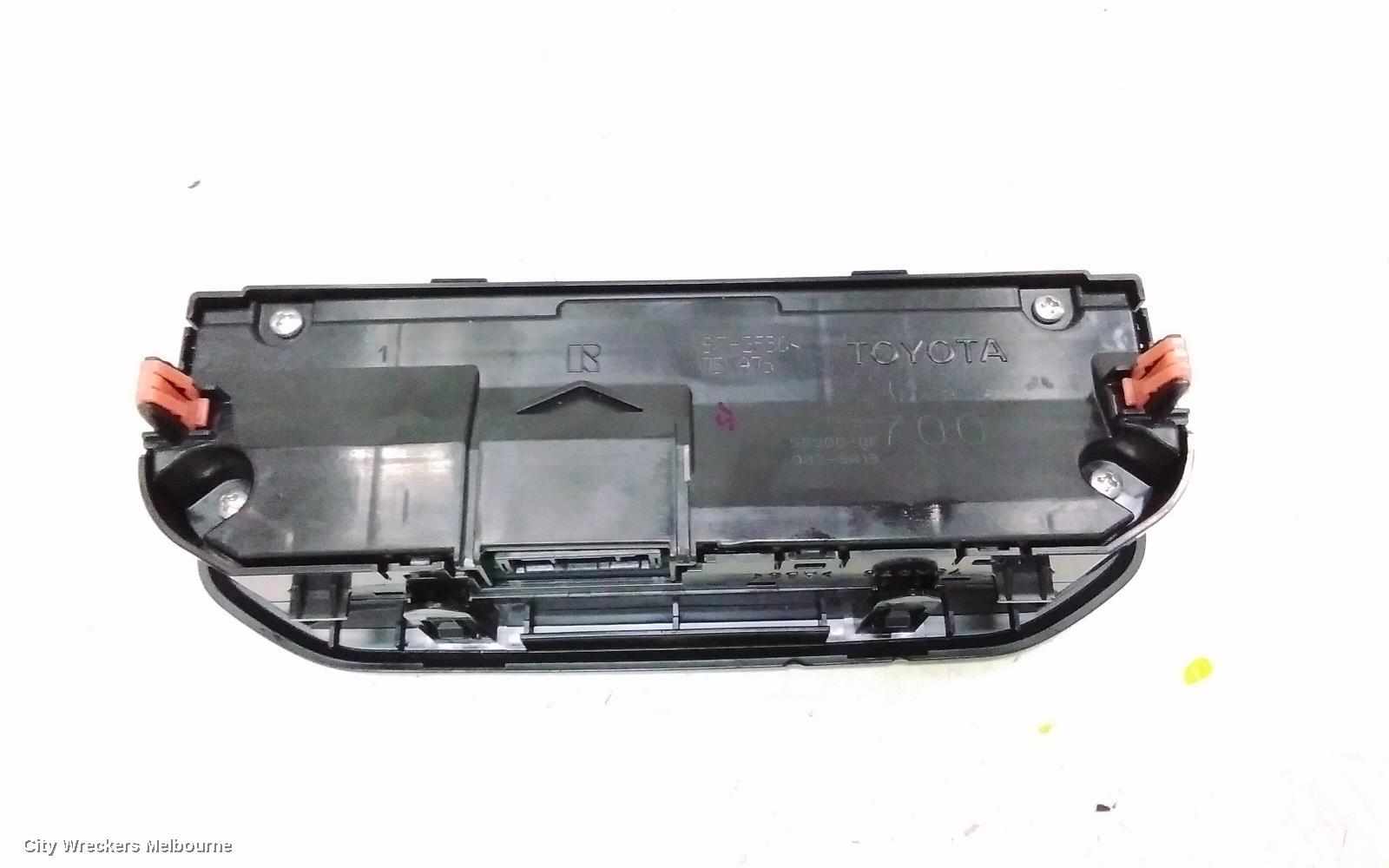 TOYOTA KLUGER HEATER/AC CONTROLS, XU70 SERIES, STANDARD TYPE (REAR), 03/2021 ONWARDS