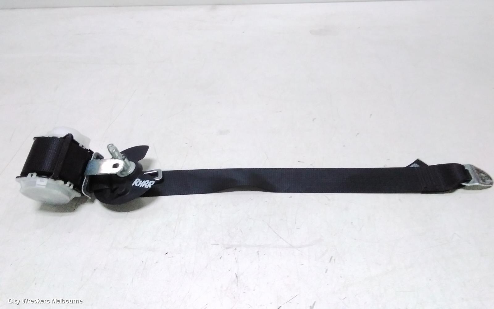 TOYOTA KLUGER SEATBELT/STALK, RH REAR 3RD ROW, SEAT BELT ONLY, BLACK, XU70 SERIES, 03/2021 ONWARDS